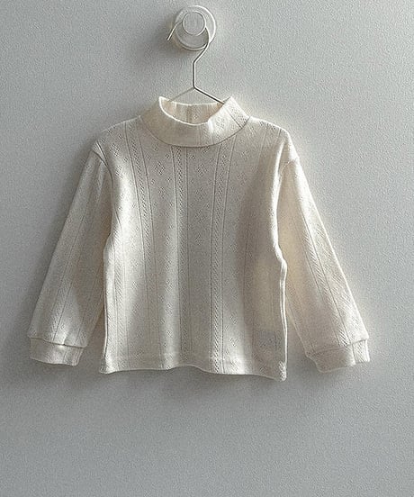 26[予約]minirobe eyelet polar tee