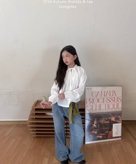 14[予約]matilda&lee pintuck shirring blouse