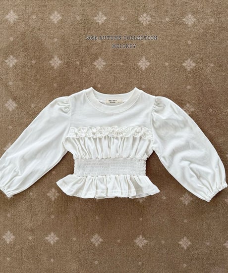 19[予約]melikey smoke frill t