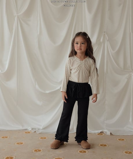 39[予約]melikey vest frill bootcut
