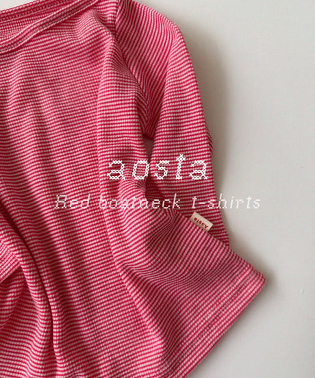 42[予約]Aosta boat neck t
