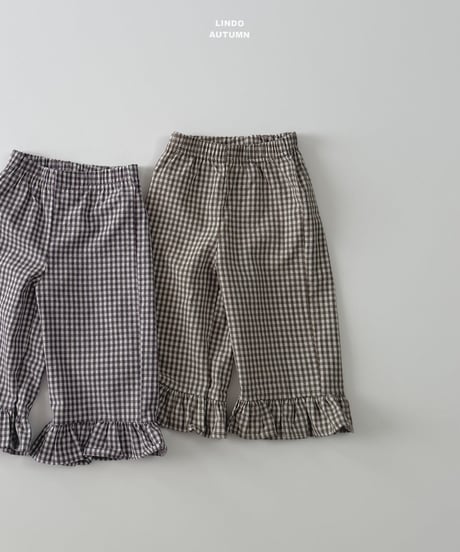 22[予約]LINDO sweet plaid pants