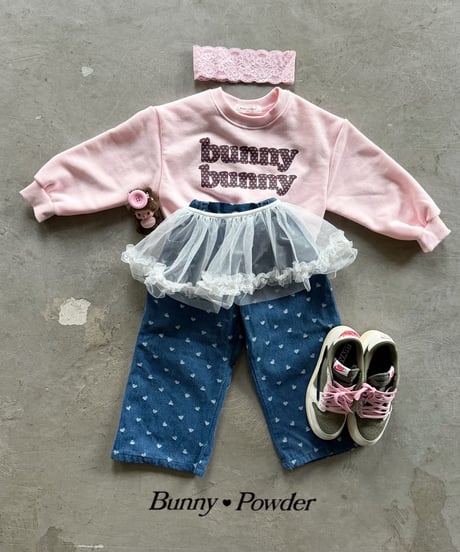 73[予約]bunny powder lace hairband