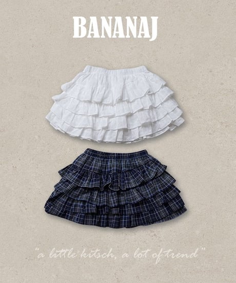 33[予約]BANANAJ serena cancan skirt