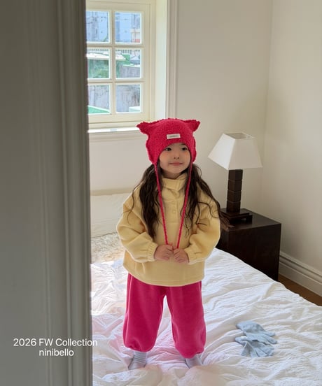 22[予約]ninibello teletubbies fleece hoodie