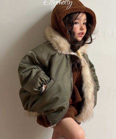 5[予約]ELLYMOLLY eskimo fur jumper