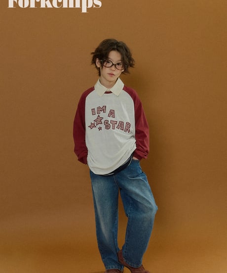 28[予約]FORKCHIPS canvas denim pants