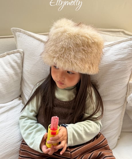 101[予約]ELLYMOLLY coco fur hat