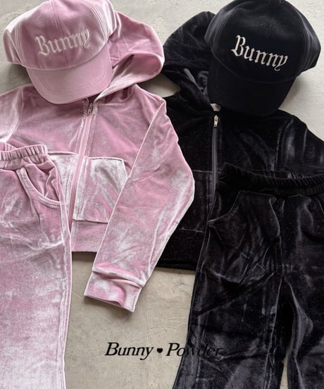 74[予約]bunny powder velour ball cap