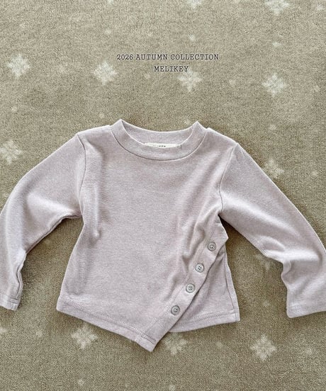 6[予約]melikey diagonal button t