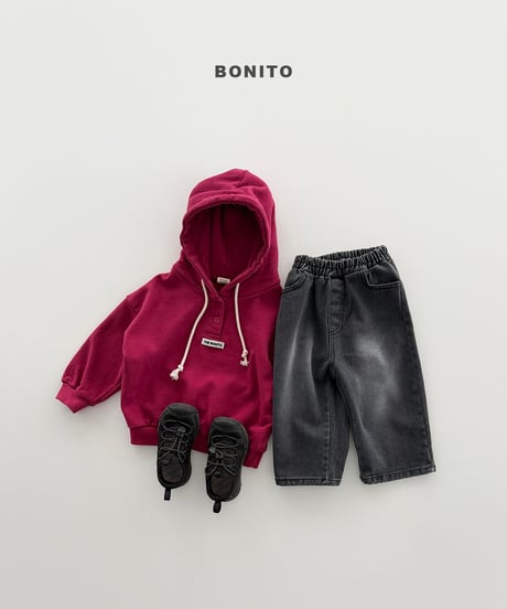 36[予約]bonito henley hoodie