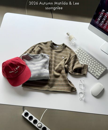 39[予約]matilda&lee daily border tee