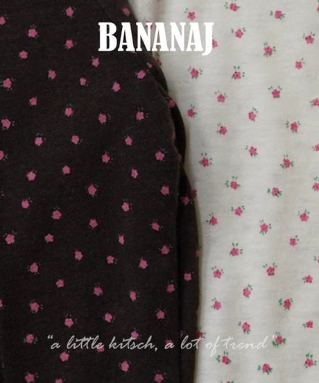 28[予約]BANANAJ rose pola tee