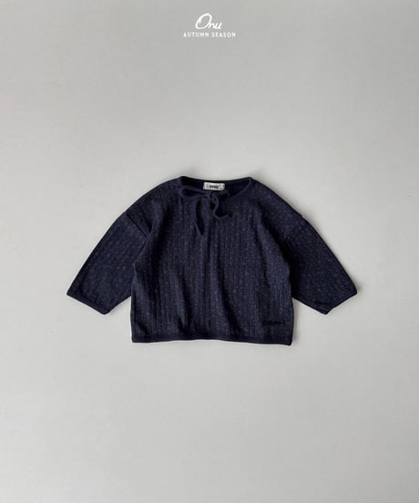 6[予約]onu flower ribbon tee
