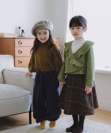 23[予約]mon Atelier celim check skirt
