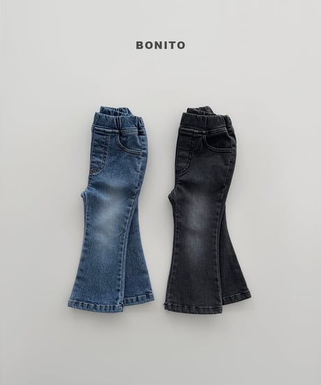 57[予約]bonito bootcut stretch denim pants