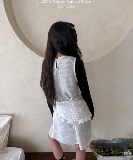 89[予約]matilda&lee layered wrap skirt
