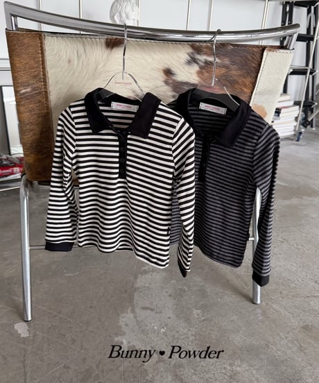 37[予約]bunny powder woni collar tee