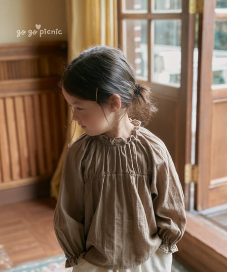4[予約]go go picnic lena blouse