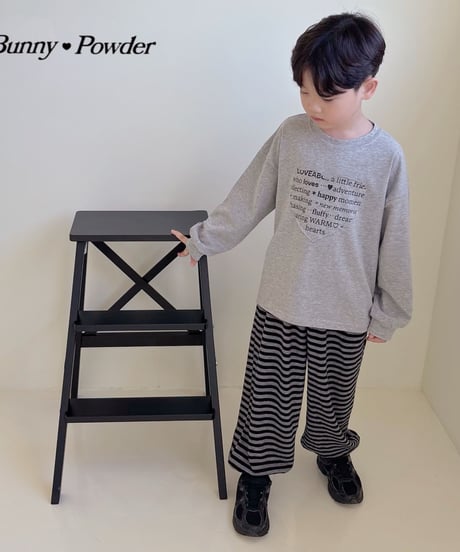 33[予約]bunny powder warm heart tee