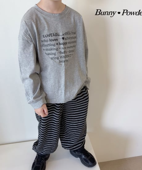 33[予約]bunny powder warm heart tee