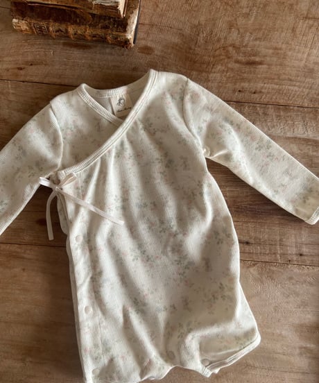 37[予約]anneshirley floral newborn romper