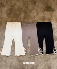 36[予約]petit&petit may lace flare pants