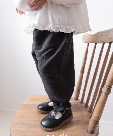 13[予約]mimi market momo frill pants