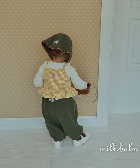 21[予約]milkbalm candy check bustier
