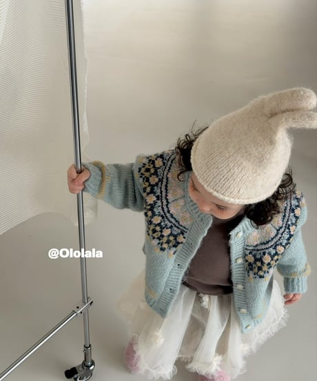 31[予約]ololala oriental knit cardigan