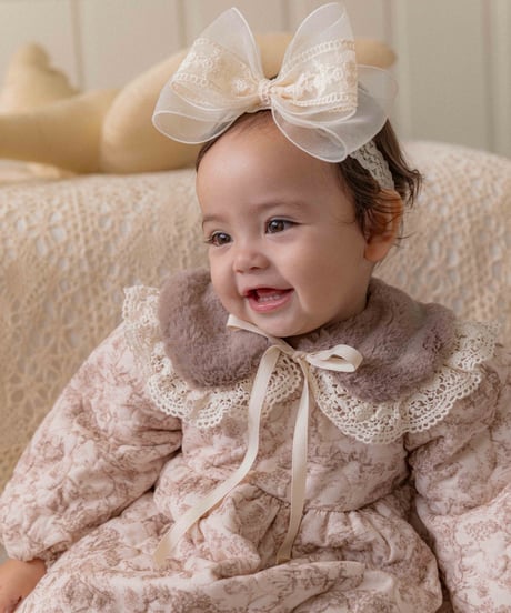 47[予約]OREN merry lulu padded dress(baby)