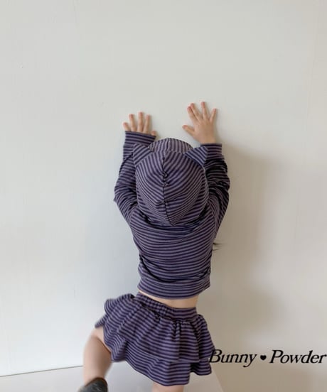 60[予約]bunny powder maho tiered wrap skirt pants
