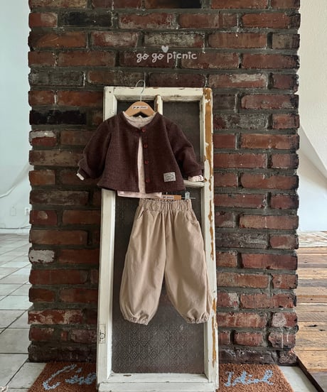 9[予約]go go picnic castella pants
