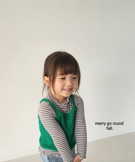 1[予約]merry go round jelly mock turtleneck