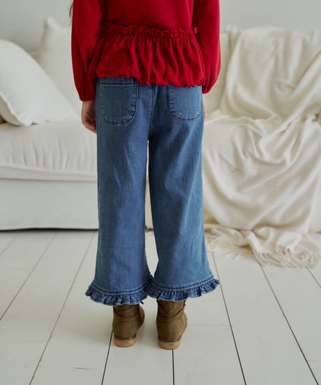 28[予約]momoann frill denim