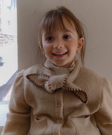 55[予約]OREN manon knit ribbon cardigan
