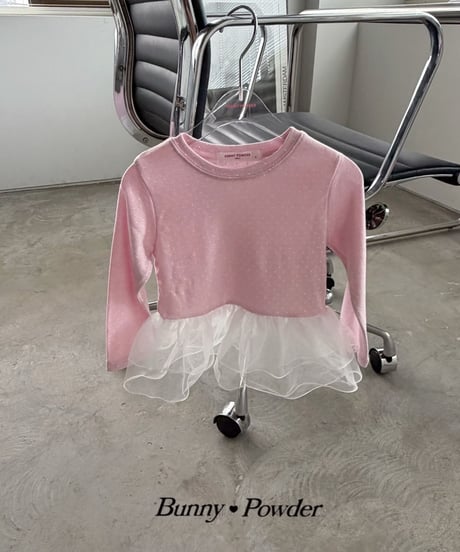 29[予約]bunny powder sha polka dot tee