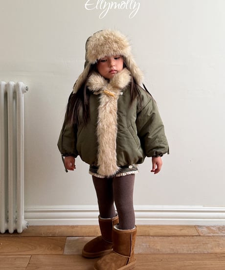 5[予約]ELLYMOLLY eskimo fur jumper