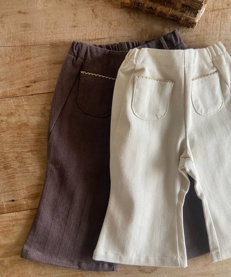 25[予約]anneshirley astri pocket pants