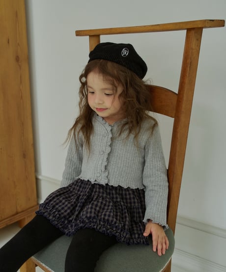 3[予約]momoann rib cardigan