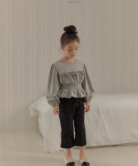 19[予約]melikey smoke frill t