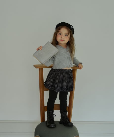 3[予約]momoann rib cardigan