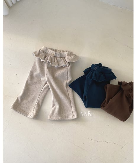 34[予約]nunubiel frill pants