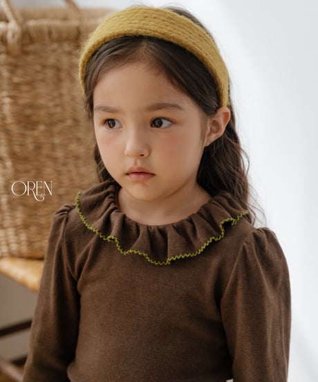 10[予約]OREN blooming frill picot t-shirt