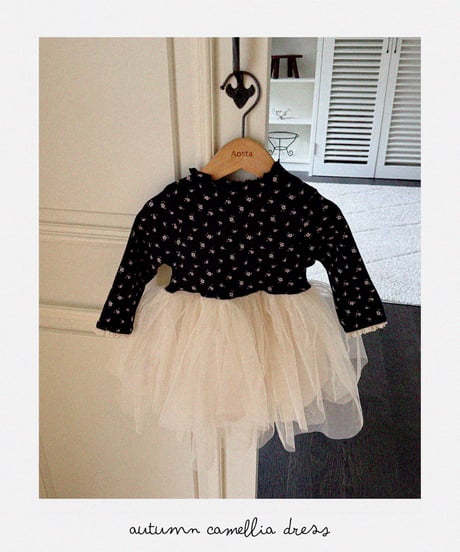 2[予約]Aosta camellia dress