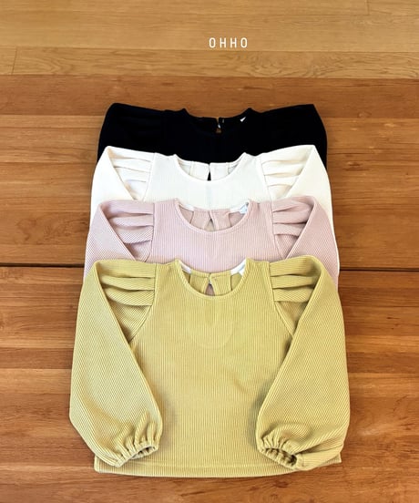 16[予約]ohho vanilla puff long sleeve t-shirt