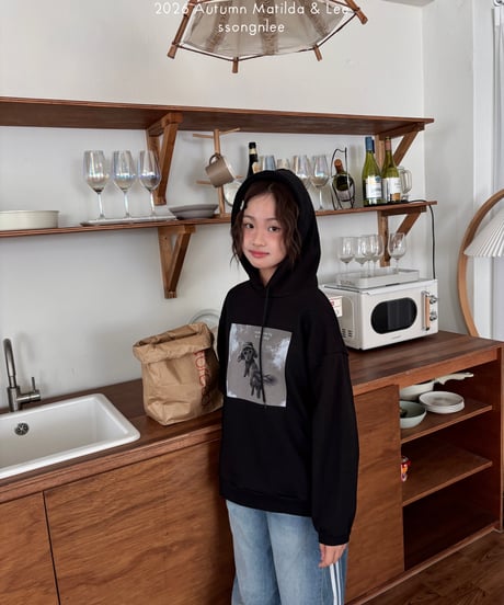 42[予約]matilda&lee jumping dog hoodie