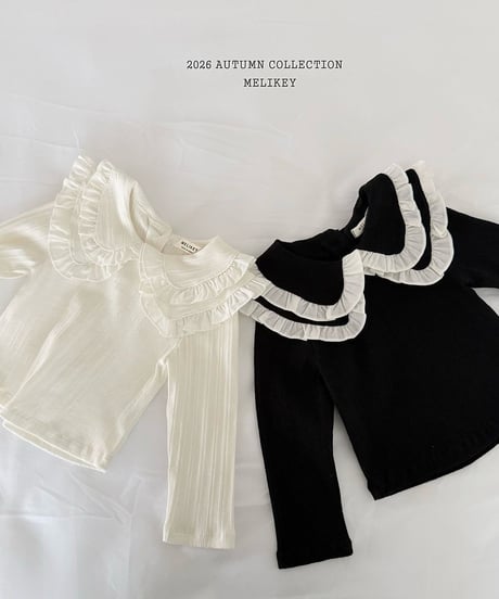 15[予約]melikey double collar t