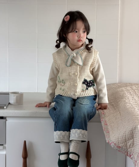 70[予約]aiai horse knit vest