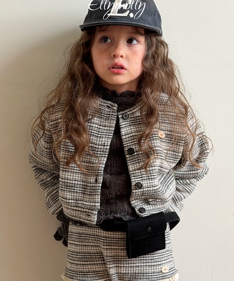 36[予約]ELLYMOLLY hass wool cardigan